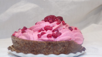 Tarte Framboise végan (entremet)