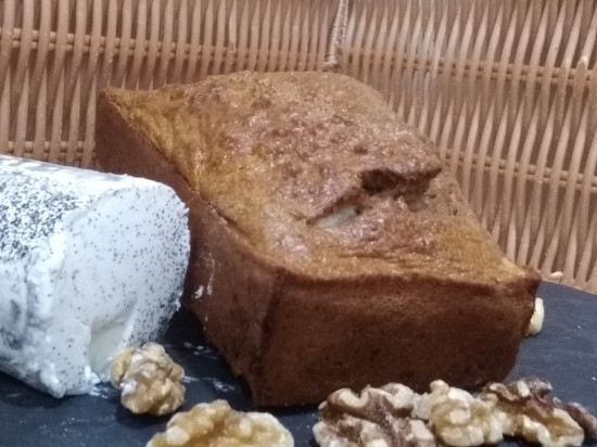 Cake chèvre noix (cake blé noir)